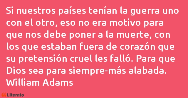 Frases de William Adams
