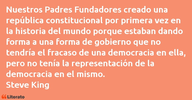 Frases de Steve King