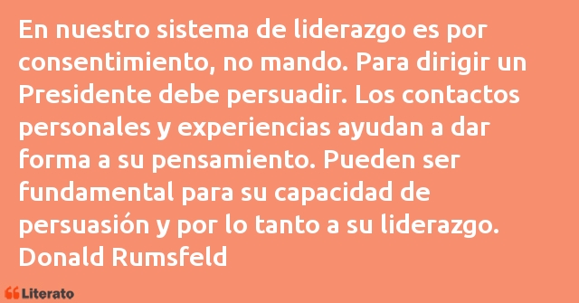 Frases de Donald Rumsfeld