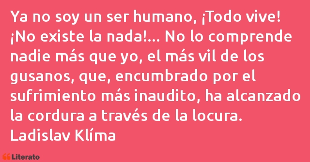 Frases de Ladislav Klíma