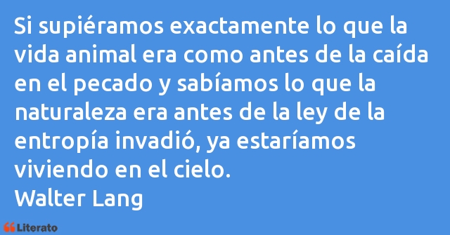 Frases de Walter Lang