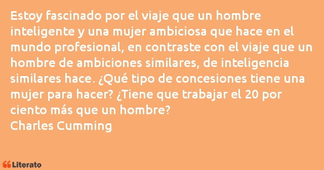 Frases de Charles Cumming