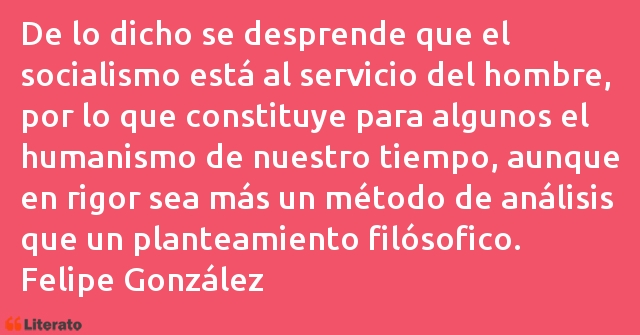 Frases de Felipe González