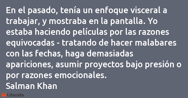 Frases de Salman Khan