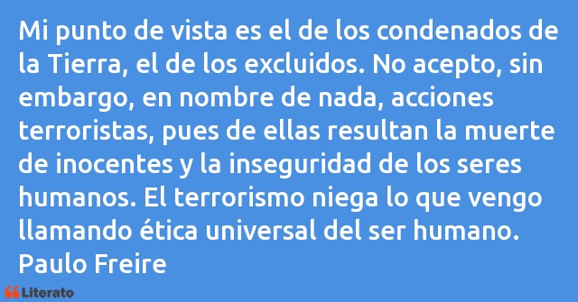 Frases de Paulo Freire