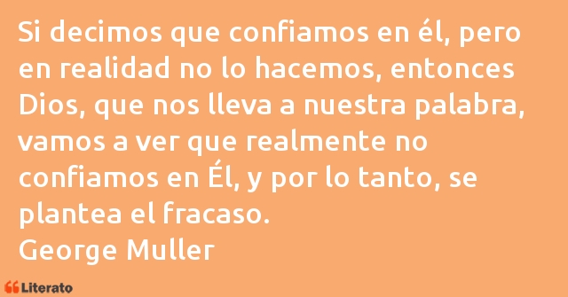 Frases de George Muller