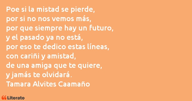 Frases de Tamara Alvites Caamaño