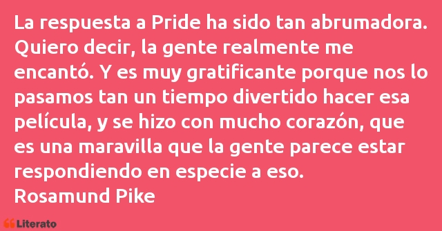 Frases de Rosamund Pike