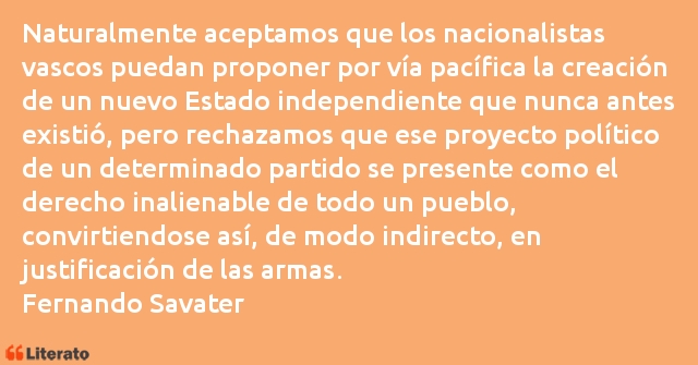 Frases de Fernando Savater