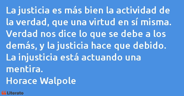 Frases de Horace Walpole