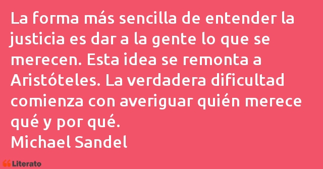 Frases de Michael Sandel