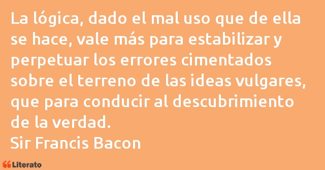 Frases de Sir Francis Bacon