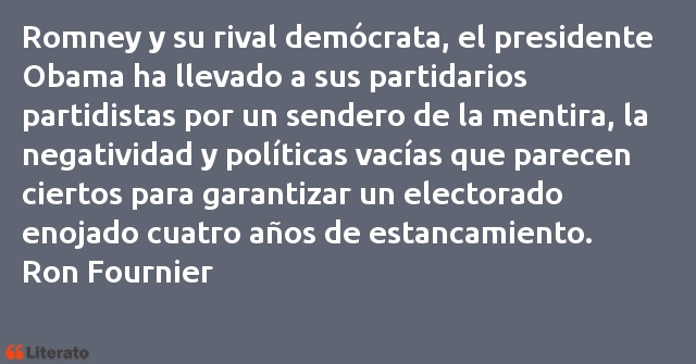 Frases de Ron Fournier