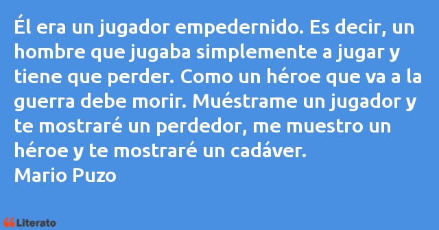 Frases de Mario Puzo