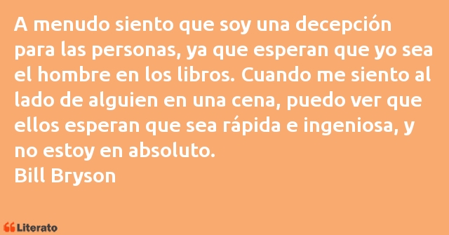 Frases de Bill Bryson