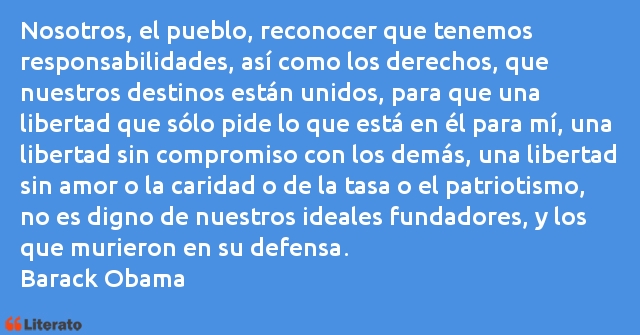 Frases de Barack Obama