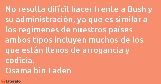 Frases de Osama bin Laden