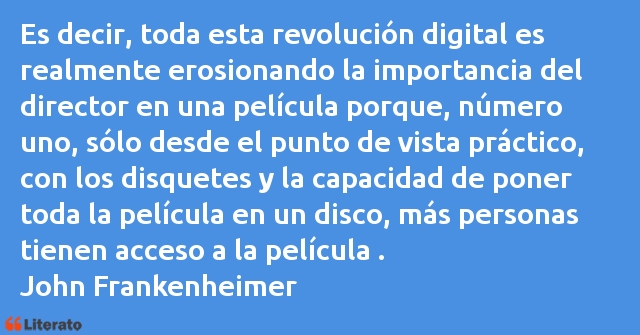 Frases de John Frankenheimer