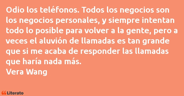 Frases de Vera Wang