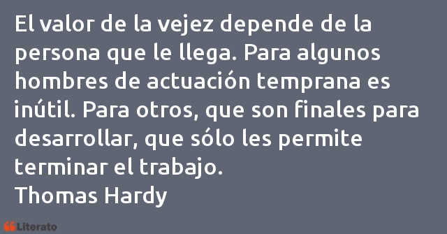 Frases de Thomas Hardy