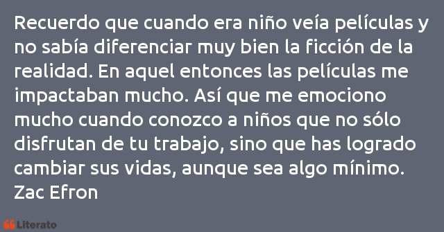 Frases de Zac Efron