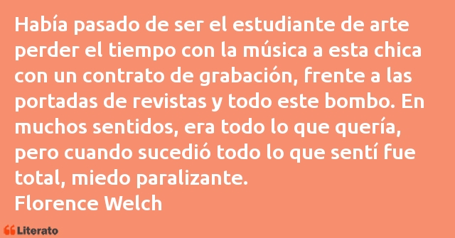 Frases de Florence Welch