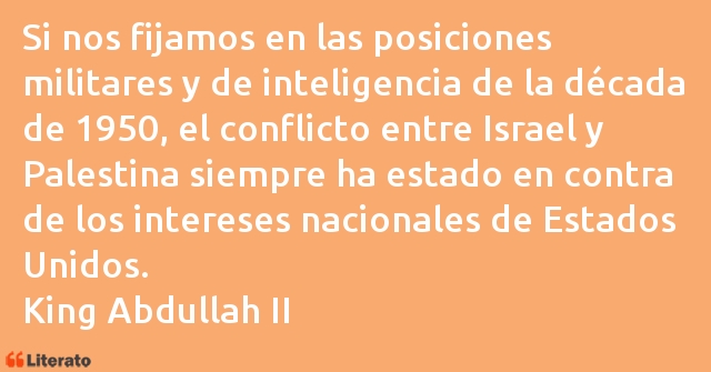 Frases de King Abdullah II