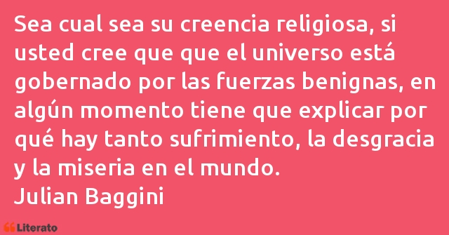 Frases de Julian Baggini