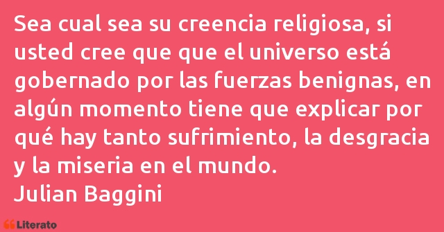 Frases de Julian Baggini