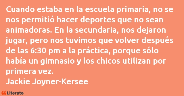 Frases de Jackie Joyner-Kersee