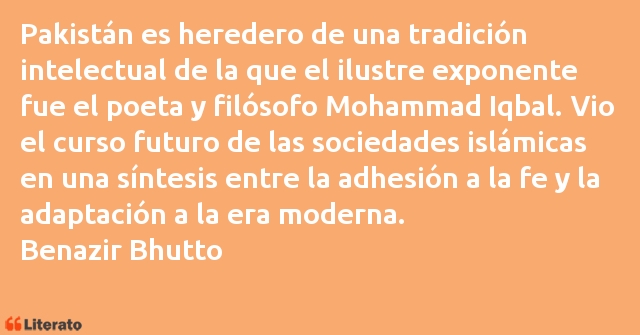 Frases de Benazir Bhutto