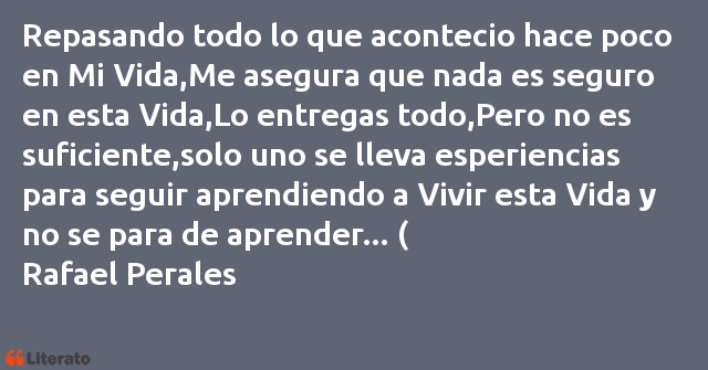 Frases de Rafael Perales