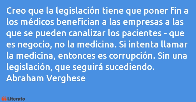 Frases de Abraham Verghese