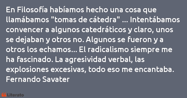 Frases de Fernando Savater