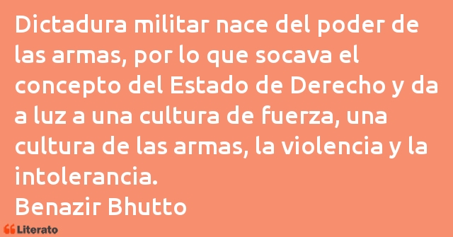 Frases de Benazir Bhutto