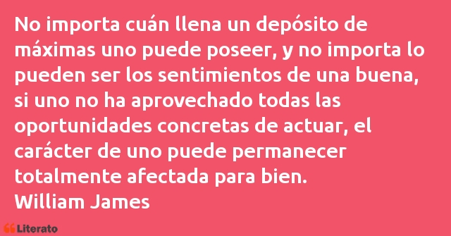 Frases de William James