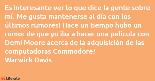Frases de Warwick Davis
