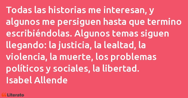 Frases de Isabel Allende