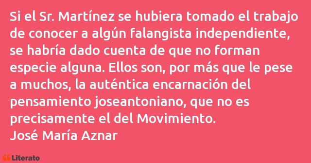 Frases de José María Aznar