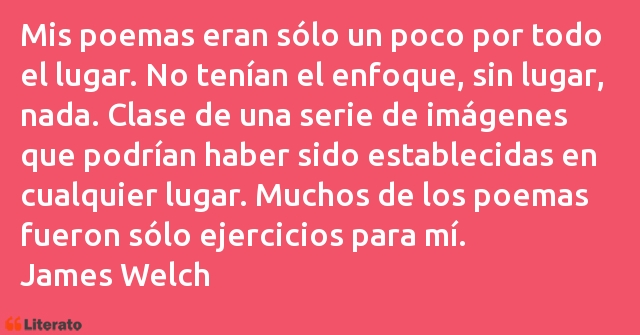 Frases de James Welch