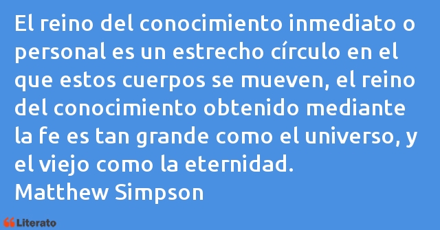 Frases de Matthew Simpson