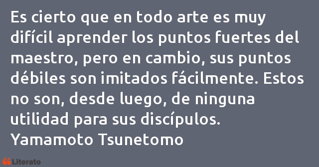 Frases de Yamamoto Tsunetomo