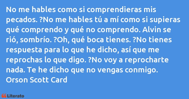 Frases de Orson Scott Card