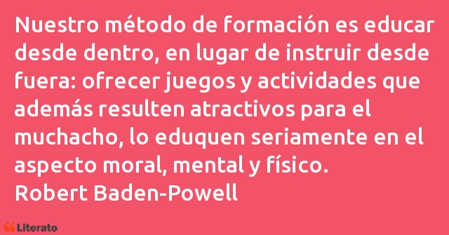 Frases de Robert Baden-Powell