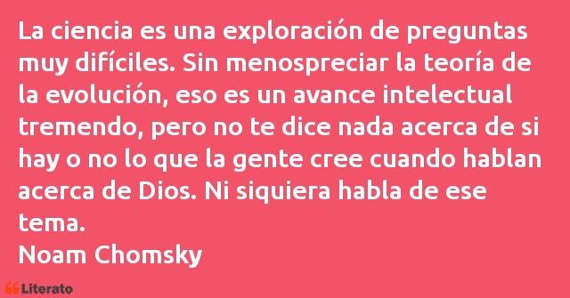 Frases de Noam Chomsky