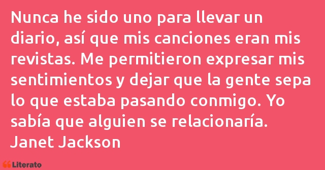 Frases de Janet Jackson