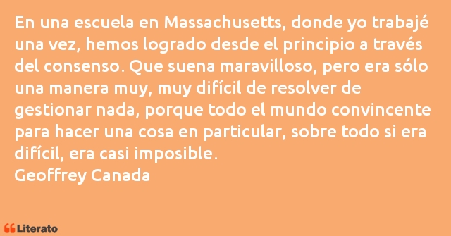 Frases de Geoffrey Canada