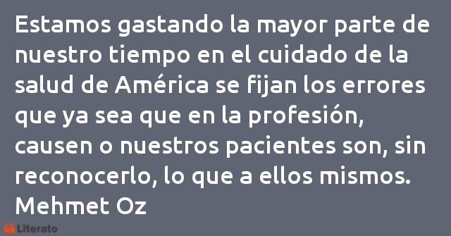 Frases de Mehmet Oz