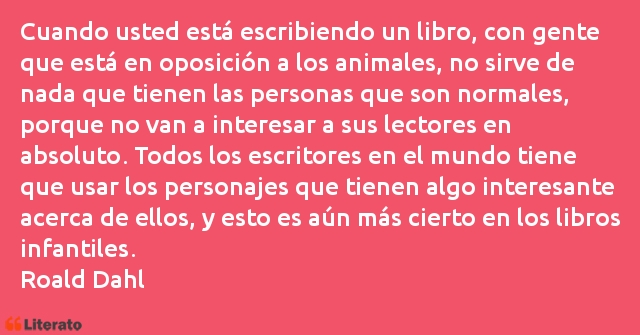 Frases de Roald Dahl