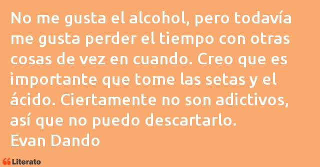 Frases de Evan Dando